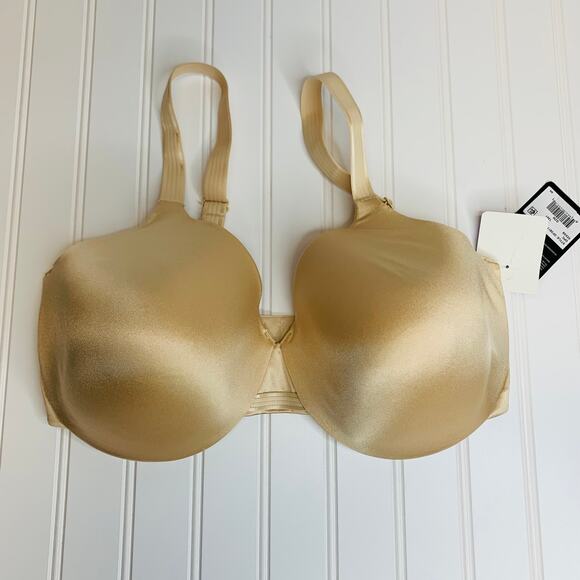 NWT Bali Nude Underwire Bra 38DD Smoothing Full Coverage - Picture 1 of 8